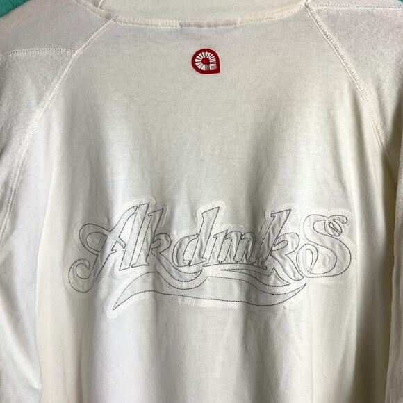 Akademiks Y2K Mens Oversized Tee White 3XL Pure Cotton - Picture 1 of 12